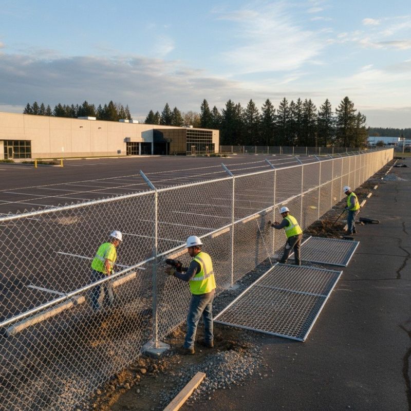 Cemetery Fence Installation