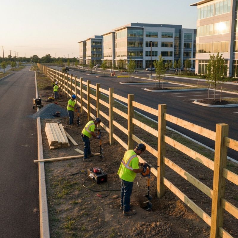 Iron Fence Construction